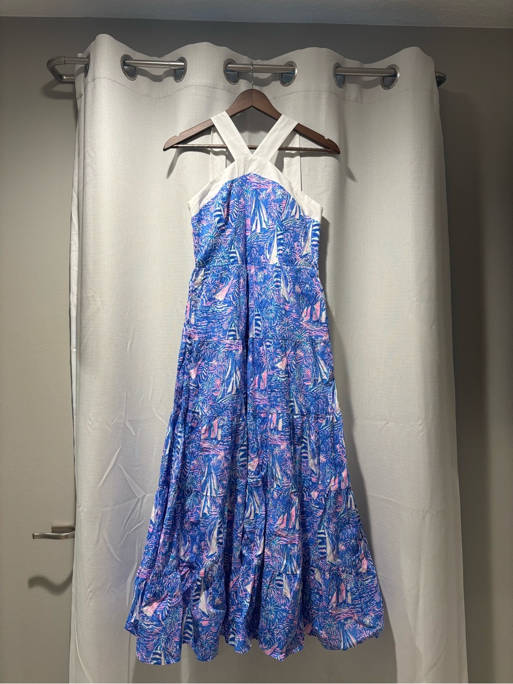 Lilly Pulitzer Jenette Dress Boca Blue It’s A Sailabration size 2